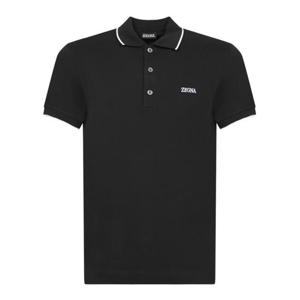 에르메네질도제냐 반팔 티셔츠 E7358A5 B746 K09 001 Black