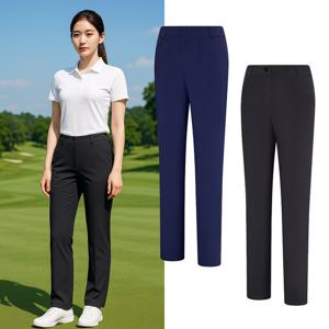 비티알 여성 골프 파워 스트레치 신축성 밴딩 바지