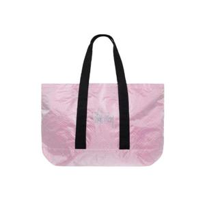 스투시 립스탑 오버레이 엑스트라 라지 토트백 핫 핑크 134259