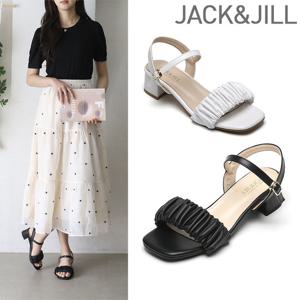 잭앤질 셔링 스트랩 통굽샌들(JB3344)