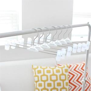 아트박스/가쯔 화이트집게바지걸이40개