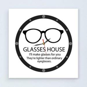 아트박스/꾸밈 iw138-안경하우스_노프레임벽시계