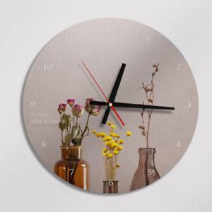 아트박스/꾸밈 cm469-드라이플라워_인테리어벽시계