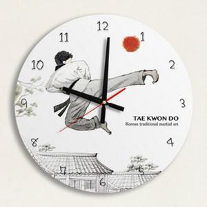 아트박스/꾸밈 cs219-한국전통무술태권도_인테리어벽시계