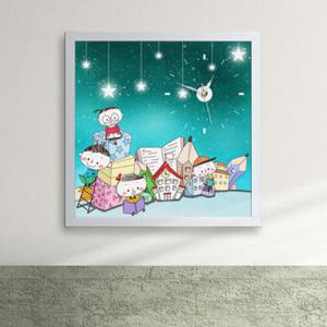 아트박스/꾸밈 iy293-함께하는 공부 액자벽시계_디자인액자시계