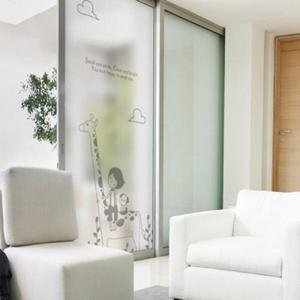 아트박스/꾸밈 im405-기린타고동화나라_유리문시트지