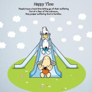 아트박스/뭉키데코 Kids D.I.Y Sticker_아지 미끄럼틀을 타요