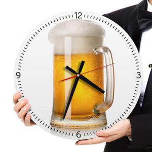 아트박스/꾸밈 ca467-시원한생맥주잔_인테리어벽시계