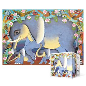 아트박스/퍼즐사랑 108피스 직소퍼즐 / 코끼리 (미니)