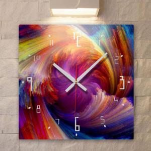 아트박스/꾸밈 ck624-색들의조화_인테리어벽시계