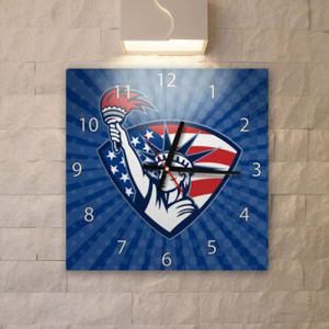 아트박스/꾸밈 ck636-자유의여신상_인테리어벽시계