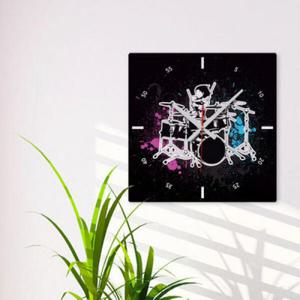 아트박스/꾸밈 ck670-열정의드러머_인테리어벽시계