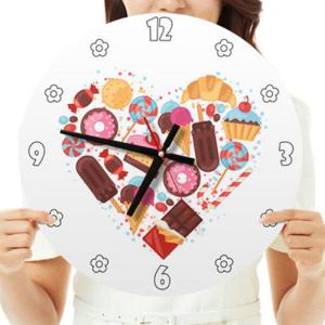 아트박스/꾸밈 ck647-아이러브디저트_인테리어벽시계