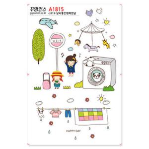 아트박스/꾸밈인스 A1815-꾸밈인스스티커_날씨좋은행복한날