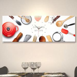 아트박스/꾸밈 iw884-쿠킹마이라이프_대형노프레임벽시계