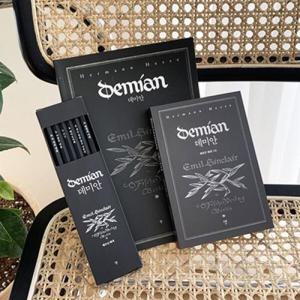 아트박스/자화상 데미안 연필 문구 세트(미니북+연필세트+노트)