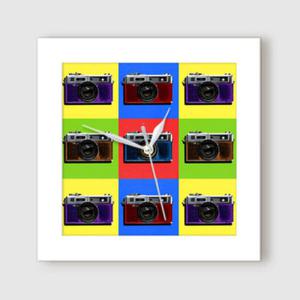 아트박스/꾸밈 it401-컬러풀팝아트_미니액자벽시계