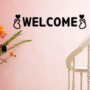 아트박스/꾸밈 ia712-어서오세요손가락하트(대형)_그래픽스티커