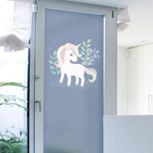 아트박스/꾸밈 pr351-유니콘일러스트_유리문시트지