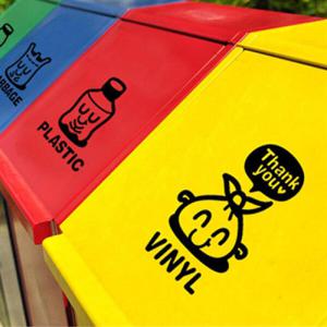 아트박스/제제데코 감사합니다_분리수거스티커 *7piece*