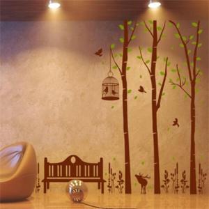 아트박스/꾸밈 pa152-자작나무숲의사랑이야기(대형)