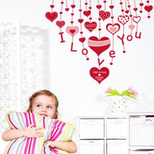 아트박스/제제데코 아이러브유 하트 모빌