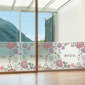 아트박스/낭만창고 dgcn200-로즈가든-무점착 반투명 창문 시트지