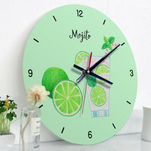 아트박스/꾸밈 cj717-트로피칼아트(모히또)_인테리어벽시계