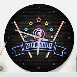 아트박스/꾸밈 cs262-네온사인당구_인테리어벽시계