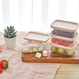 씨밀렉스 리뉴얼 납작한 냉장 냉동 소분용기 260ml(소) 4개