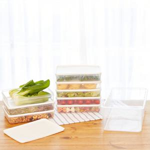 씨밀렉스 리뉴얼 납작한 냉장 냉동 소분용기 600ml(중) 4개