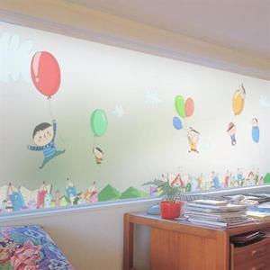 아트박스/낭만창고 dgse333-둥둥 풍선여행-반투명시트지