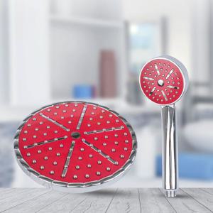 해바라기 헤드 원형 레드 세트 샤워기 수전 리모델링 샤워기 샤워헤드 해바라기헤드 해바라기샤워기 샤워기