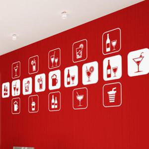 아트박스/꾸밈 cs089-와인칵테일 아이콘_그래픽스티커