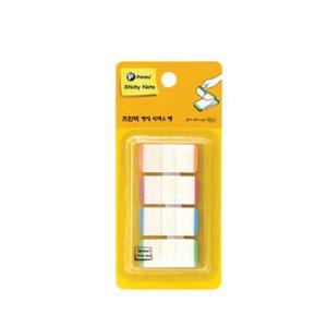 아트박스/오피스큐 팝업인덱스탭라인4색 IT3818 4L 38x18mm 25매