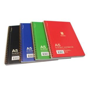 아트박스/오피스큐 서브젝 절취스프링 노트 A5 좌철 80매 색상랜