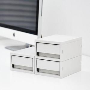 아트박스/시스맥스 뉴트로 소품함 미니 1단 - 쿨그레이