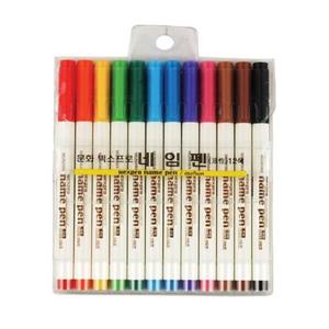 아트박스/오피스큐 문화 네임펜 12본세트