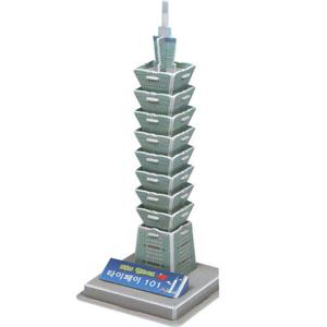 아트박스/퍼즐사랑 랜드마크 입체퍼즐 - 타이베이 101 (LED)