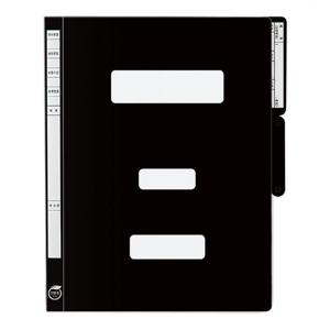 아트박스/오피스큐 PP 컬러정부화일 F494 7 10개 팩 흑색 문화산