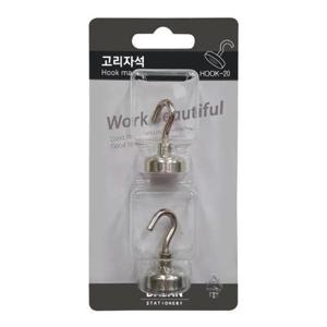 아트박스/오피스큐 고리자석 hook 20 2개입  20mm