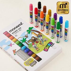아트박스/호사문구 모나미 보드마카 12색+지우개세트