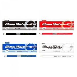 아트박스/지구화학 글라스 메이트 유리용 색연필 (적색) 12개입