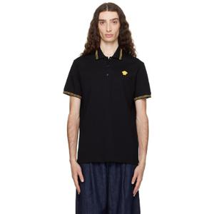 베르사체 폴로셔츠 블랙 메두사 폴로 셔츠 252404M212012