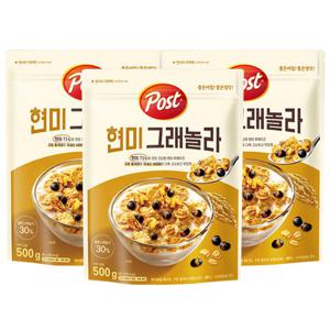 포스트 현미그래놀라 500g x 3개
