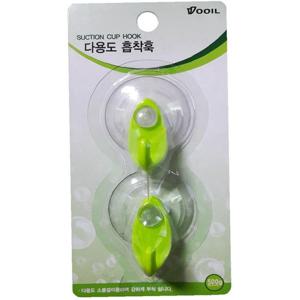 베란다 창고 다용도 소품걸이 행거 2P 고무흡착기