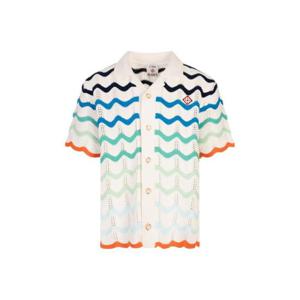 카사블랑카 그라데이션 웨이브 크로셰 셔츠 MS25KW980EX 01MLT TP944437666