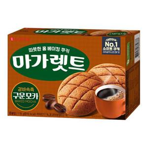 [롯데제과] 롯데 마가렛트 구운모카 176g 6개_