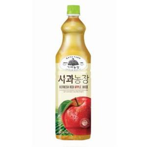 [웅진식품] 웅진 가야농장 사과농장 1.5L 12개_