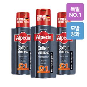 알페신 카페인 샴푸 C1 250ml (모발 강화) X 3